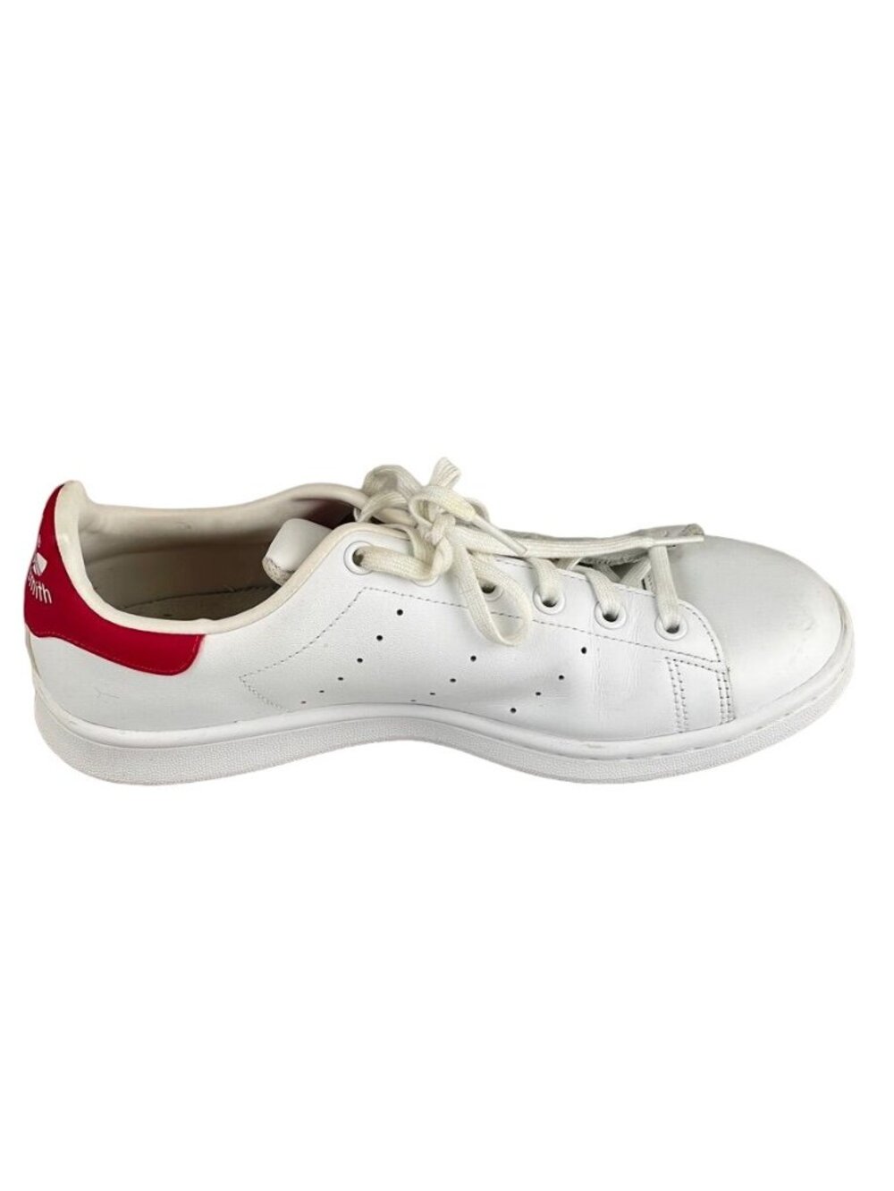 Adidas Stan Smith Ortholite Unisex White/Red Sneakers Size US 7M 8.5W - Picture 7 of 13